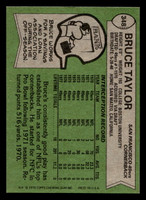 1978 Topps #348 Bruce Taylor Near Mint  ID: 505482