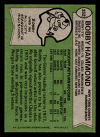 1978 Topps #352 Bobby Hammond Near Mint 