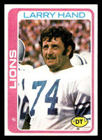 1978 Topps #356 Larry Hand Near Mint  ID: 505519