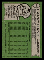 1978 Topps #356 Larry Hand Ex-Mint  ID: 505520