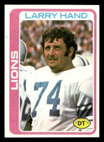 1978 Topps #356 Larry Hand Near Mint  ID: 505521