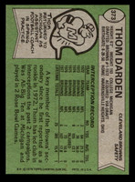 1978 Topps #373 Thom Darden Near Mint  ID: 505593
