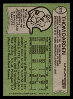 1978 Topps #373 Thom Darden Near Mint  ID: 505595