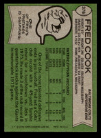1978 Topps #376 Fred Cook Ex-Mint 