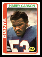 1978 Topps #393 Harry Carson Near Mint  ID: 505679