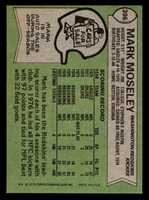 1978 Topps #396 Mark Moseley Near Mint  ID: 505692