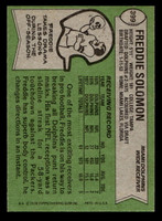 1978 Topps #399 Freddie Solomon Ex-Mint  ID: 505704