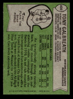 1978 Topps #408 Tony Galbreath Near Mint  ID: 505743