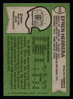 1978 Topps #410 Efren Herrera Near Mint+  ID: 505750
