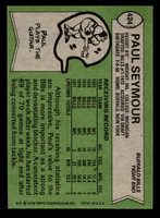 1978 Topps #424 Paul Seymour Near Mint+  ID: 505804