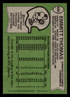 1978 Topps #426 Emmitt Thomas Near Mint  ID: 505811