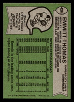 1978 Topps #426 Emmitt Thomas Near Mint  ID: 505813