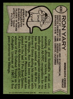 1978 Topps #430 Ron Yary Near Mint  ID: 505828