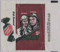 1964 Donruss Combat 5-Cent Wrapper (Rick Jason & Vic Morrow)  #*sku37019