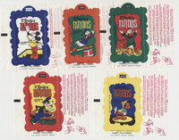 1974 Denmark Disney Tattoo Wrappers  Lot of 13  #*sku37029