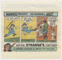 1978 Topps Marvel Comics Sugar-Free Bubble Gum Wrapper #6  #*sku37045