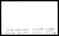 Brian Baschnagel Index Card Signed PSA/DNA Bears/Ohio State  Autographed
