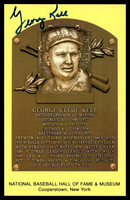 George Kell Yellow HOF Postcard Signed PSA/DNA Authenticated Tigers Autographed ID: 505872