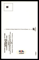 Enos Slaughter Yellow HOF Postcard Signed PSA/DNA Cardinals Autographed ID: 505880