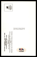 Billy Herman Yellow HOF Postcard Signed PSA/DNA Authenticated Cubs Autographed ID: 505886