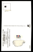 Bob Lemon Yellow HOF Postcard Signed PSA/DNA Authenticated Indians Autographed ID: 505894