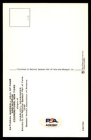 Charlie Gehringer Yellow HOF Postcard Signed PSA/DNA Tigers Autographed ID: 505897