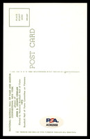 Jocko Conlan Yellow HOF Postcard Signed PSA/DNA Authenticated Umpire Autographed