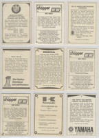 1972 Donruss Choppers & Hot Bikes Set 66 Low Grade  #*sku37061