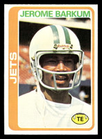 1978 Topps #442 Jerome Barkum Near Mint  ID: 505960