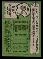 1978 Topps #444 John Zook Ex-Mint  ID: 505967