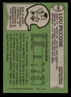 1978 Topps #448 Lou Piccone Ex-Mint  ID: 505982