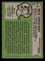 1978 Topps #451 Mick Tingelhoff Near Mint+  ID: 505998