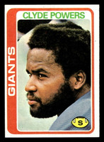 1978 Topps #452 Clyde Powers Near Mint  ID: 506002