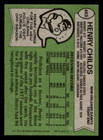 1978 Topps #463 Henry Childs Near Mint  ID: 506052
