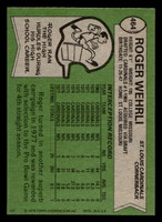 1978 Topps #464 Roger Wehrli Near Mint  ID: 506055