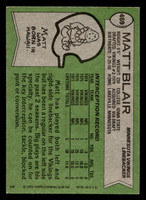 1978 Topps #469 Matt Blair Ex-Mint 