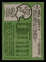 1978 Topps #486 Mel Gray Near Mint  ID: 506151