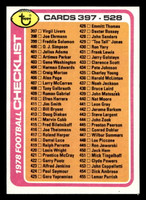 1978 Topps #488 Checklist 397-528 Ex-Mint  ID: 506158