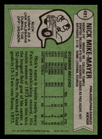 1978 Topps #491 Nick Mike-Mayer Near Mint  ID: 506170