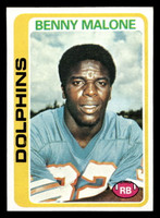 1978 Topps #493 Benny Malone Ex-Mint  ID: 506180