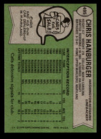 1978 Topps #495 Chris Hanburger Near Mint  ID: 506187