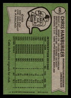 1978 Topps #495 Chris Hanburger Near Mint+  ID: 506191