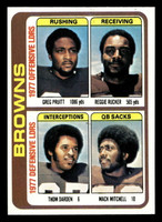1978 Topps #506 Greg Pruitt/Reggie Rucker/Thom Darden/Mack Mitchell TL Near Mint+  ID: 506238