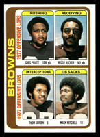1978 Topps #506 Greg Pruitt/Reggie Rucker/Thom Darden/Mack Mitchell TL Near Mint  ID: 506240