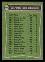 1978 Topps #514 Benny Malone/Nat Moore/Curtis Johnson/A.J. Duhe TL Near Mint  ID: 506274