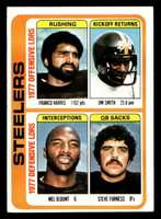 1978 Topps #522 Franco Harris/Jim Smith/Mel Blount/Steve Furness TL Ex-Mint  ID: 506311