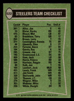 1978 Topps #522 Franco Harris/Jim Smith/Mel Blount/Steve Furness TL Ex-Mint  ID: 506311