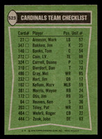 1978 Topps #523 Terry Metcalf/Mel Gray/Roger Wehrli/Mike Dawson TL Near Mint+  ID: 506316