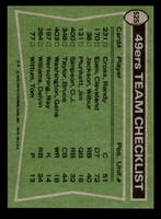 1978 Topps #525 Delvin Williams/Gene Washington/Mel Phillips/Dave Washington/Cleveland Elam TL Ex-Mint  ID: 506324