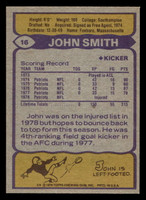 1979 Topps #16 John Smith Near Mint+ 